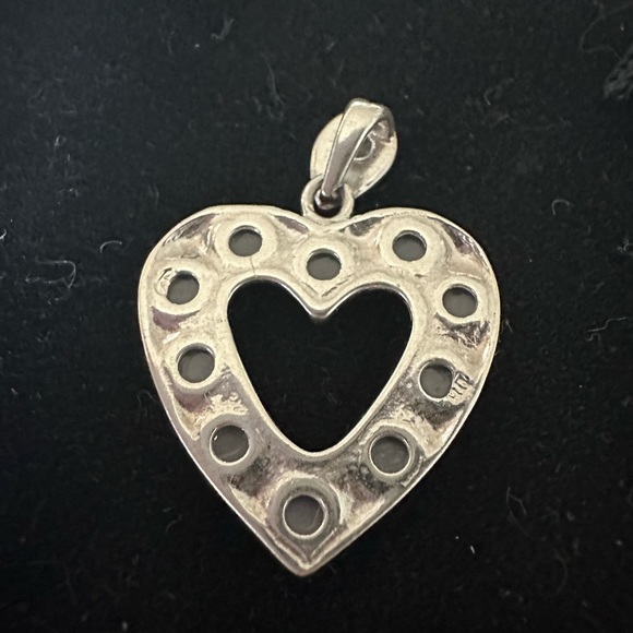 925 sterling silver heart pendant - Picture 2 of 2